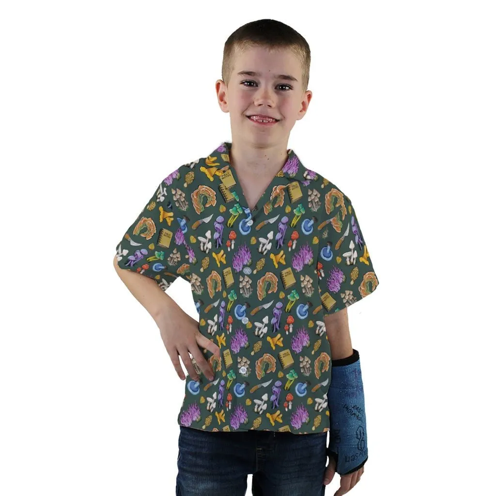 Anime Mushrooms Youth Hawaiian Shirt