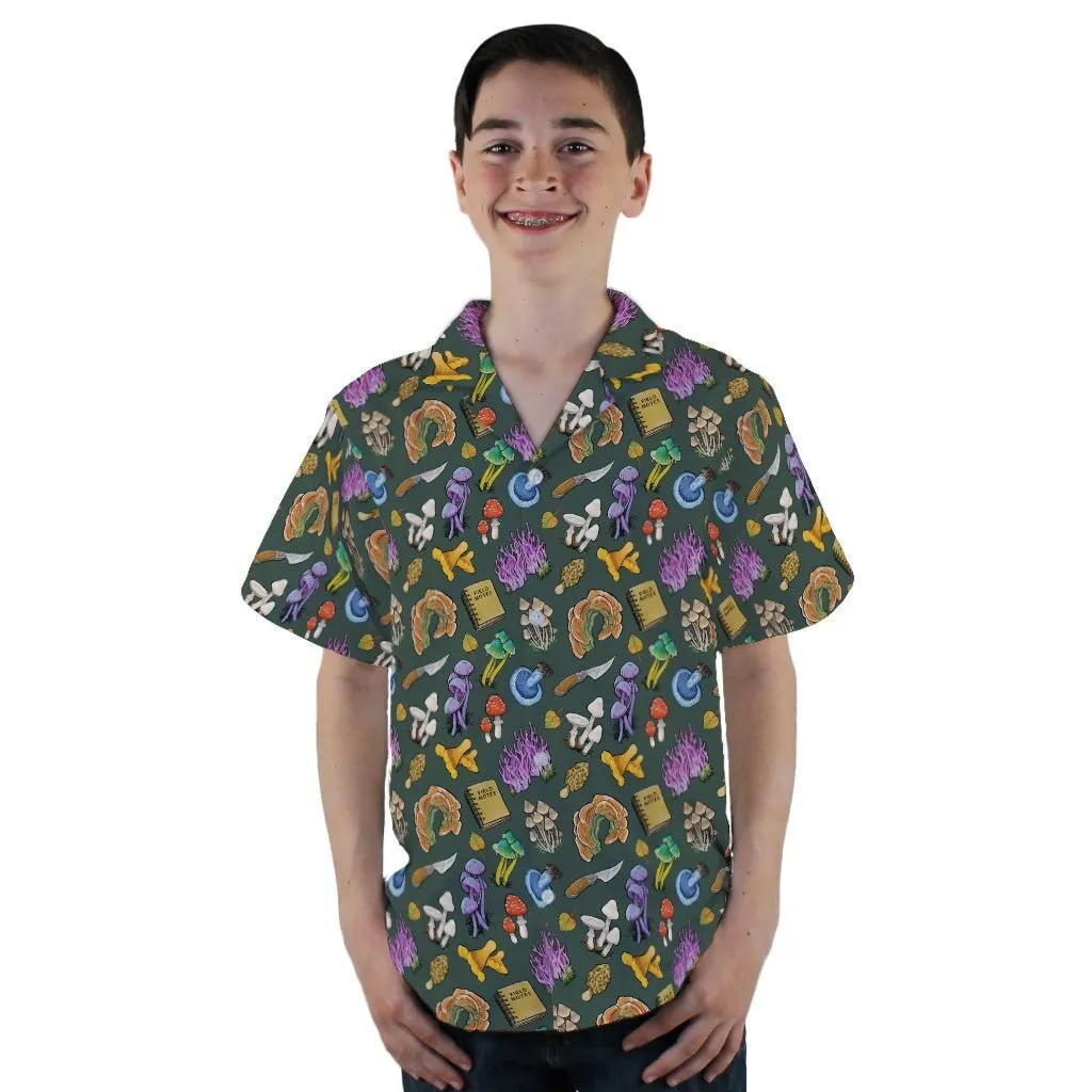 Anime Mushrooms Youth Hawaiian Shirt