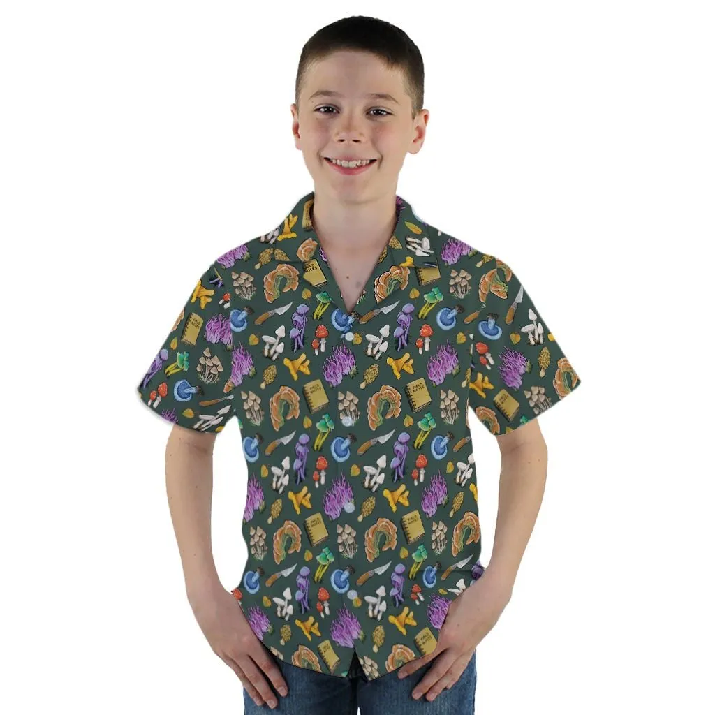 Anime Mushrooms Youth Hawaiian Shirt
