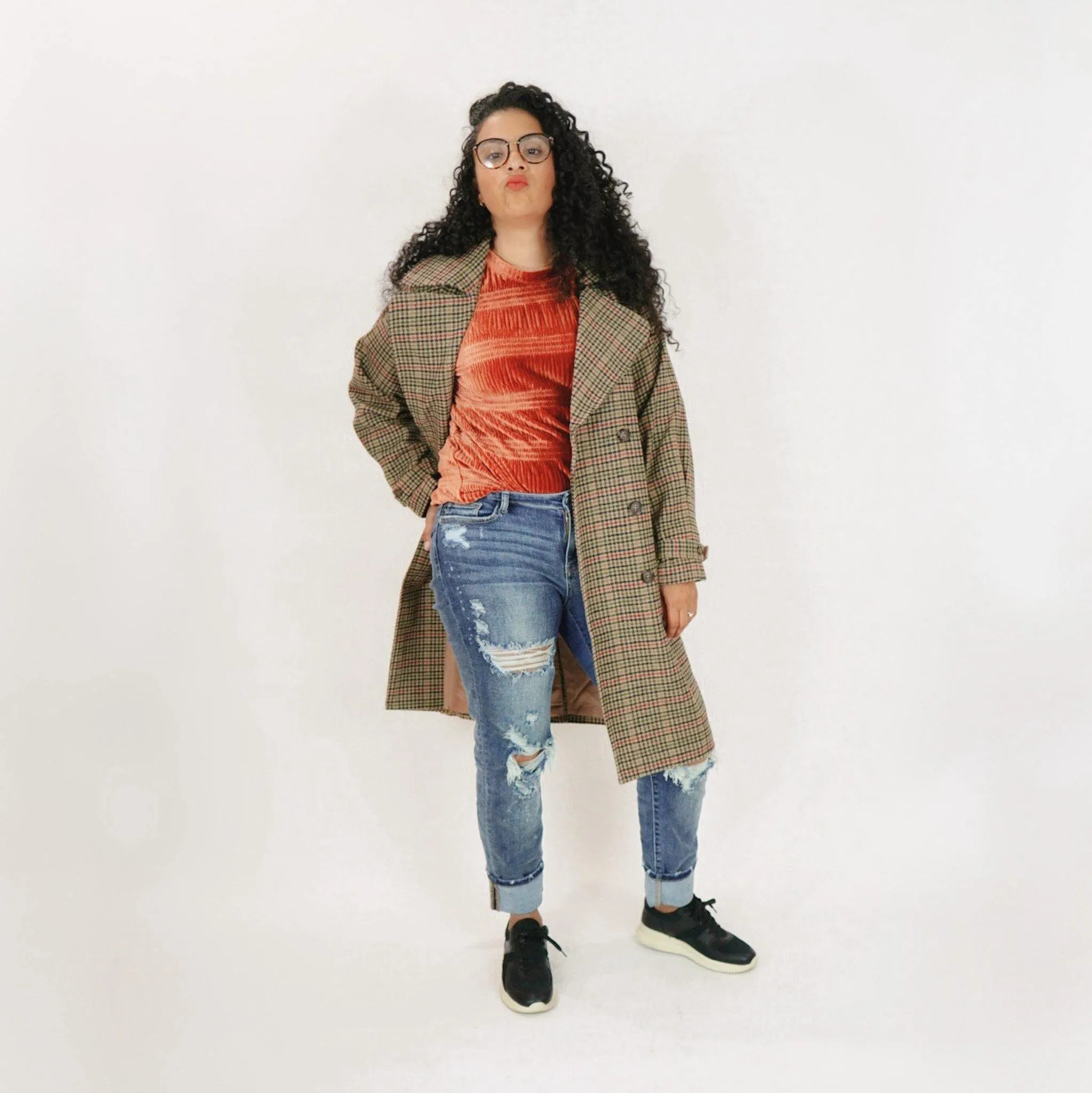 Cass Velvet Ruched Blouse