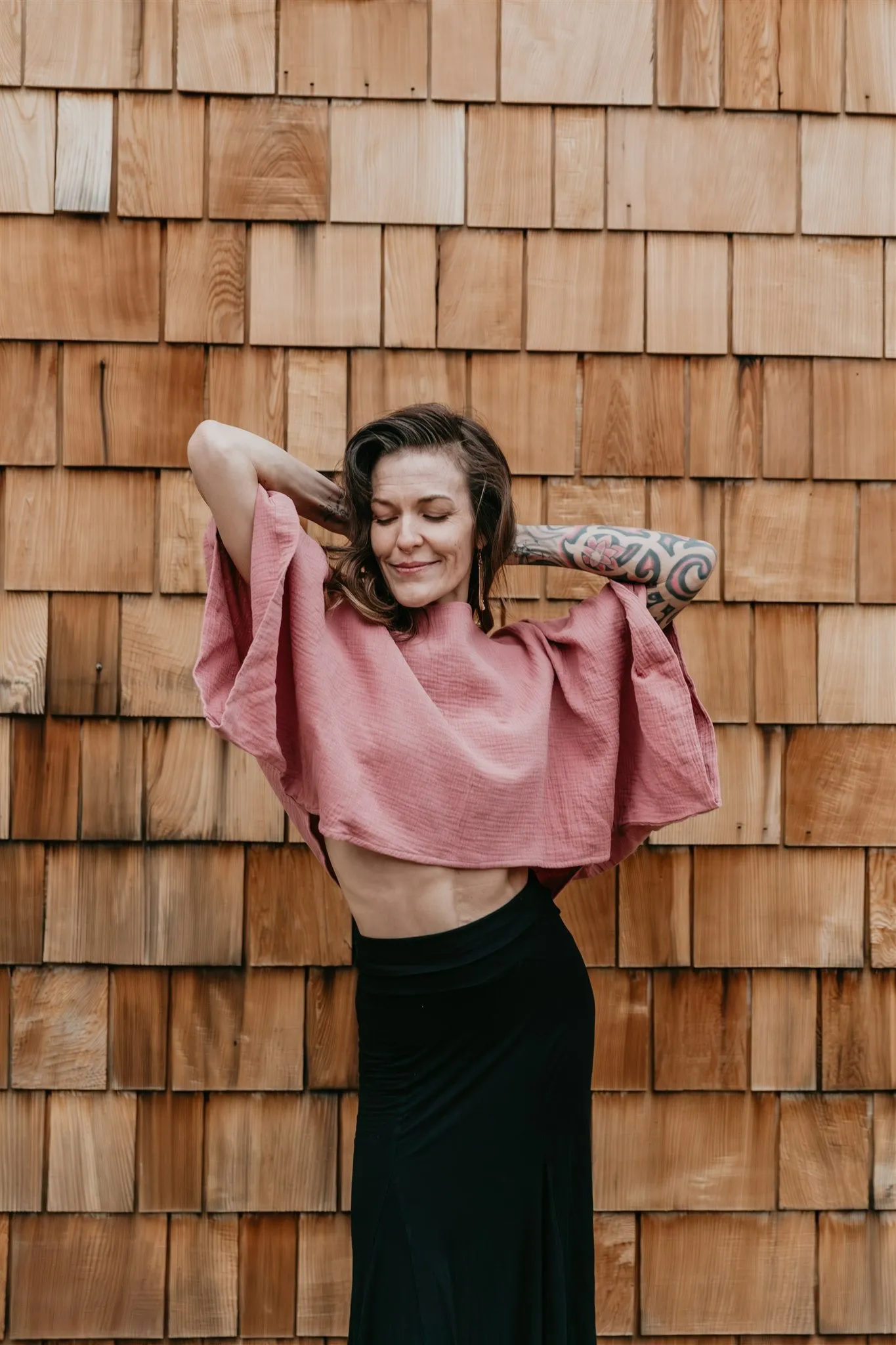 Elegant Shrug - Dusty Rose