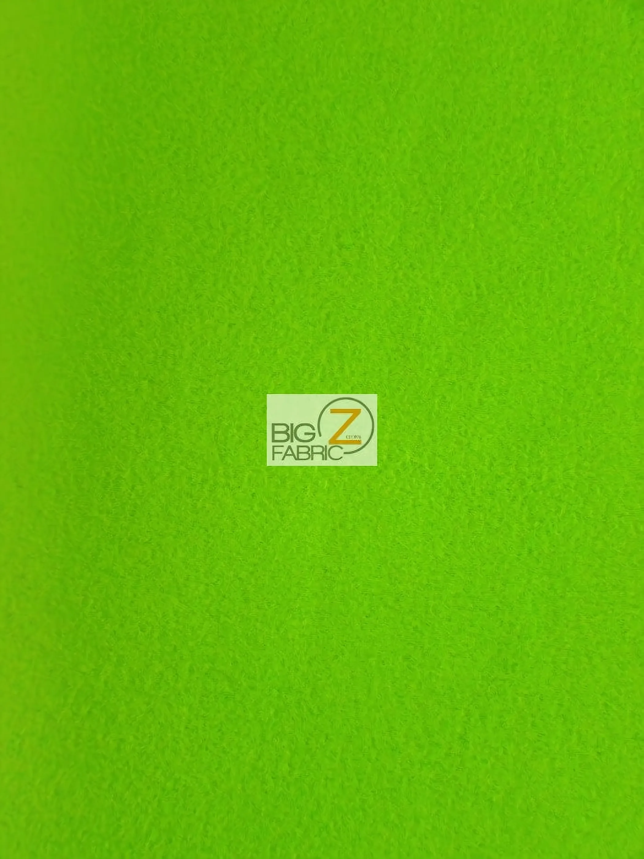 Fleece Fabric Solid / Lime Green