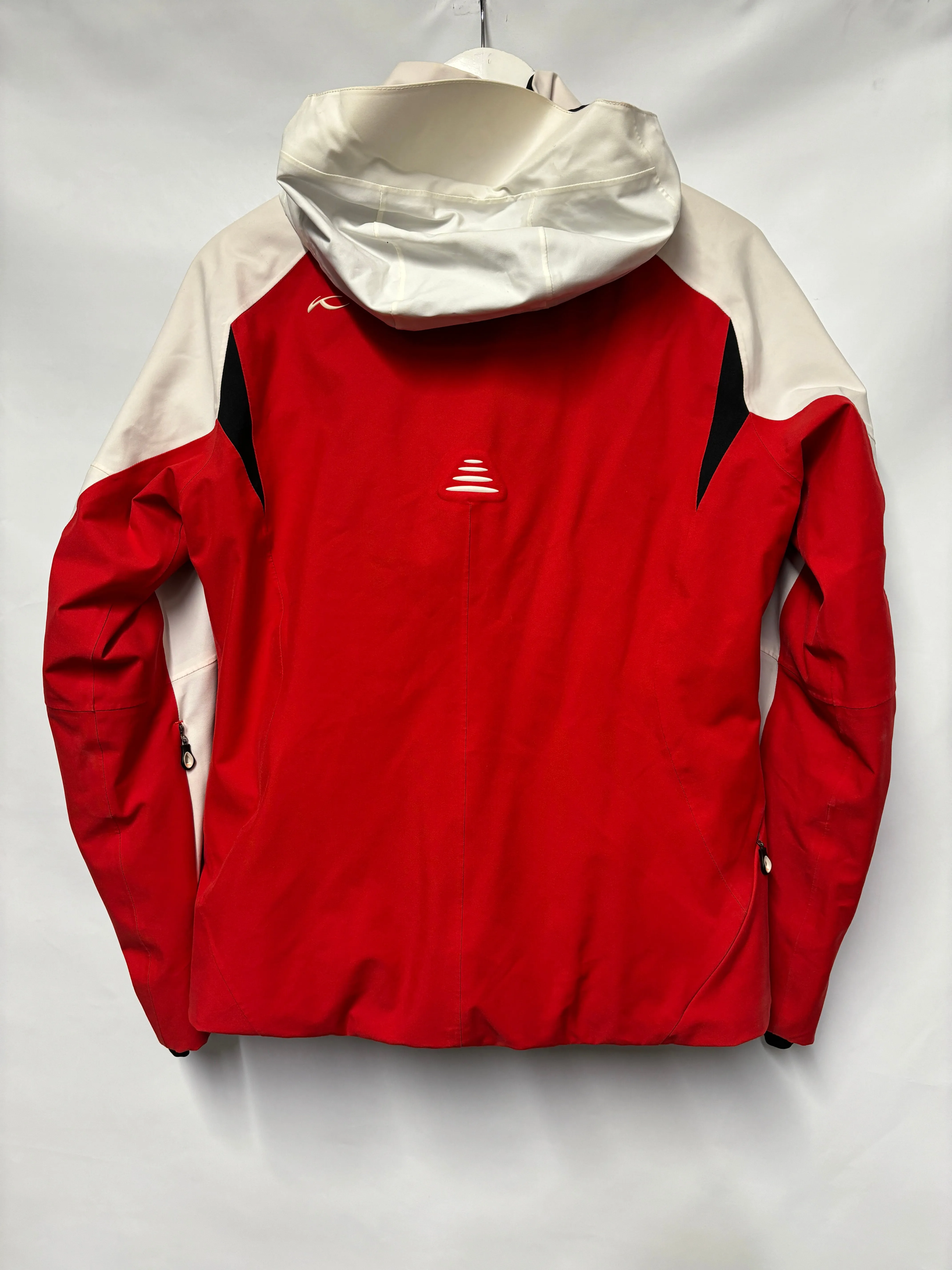 KJUS Red and White Primaloft/ Dermizax EV Ski Jacket 38/ Medium