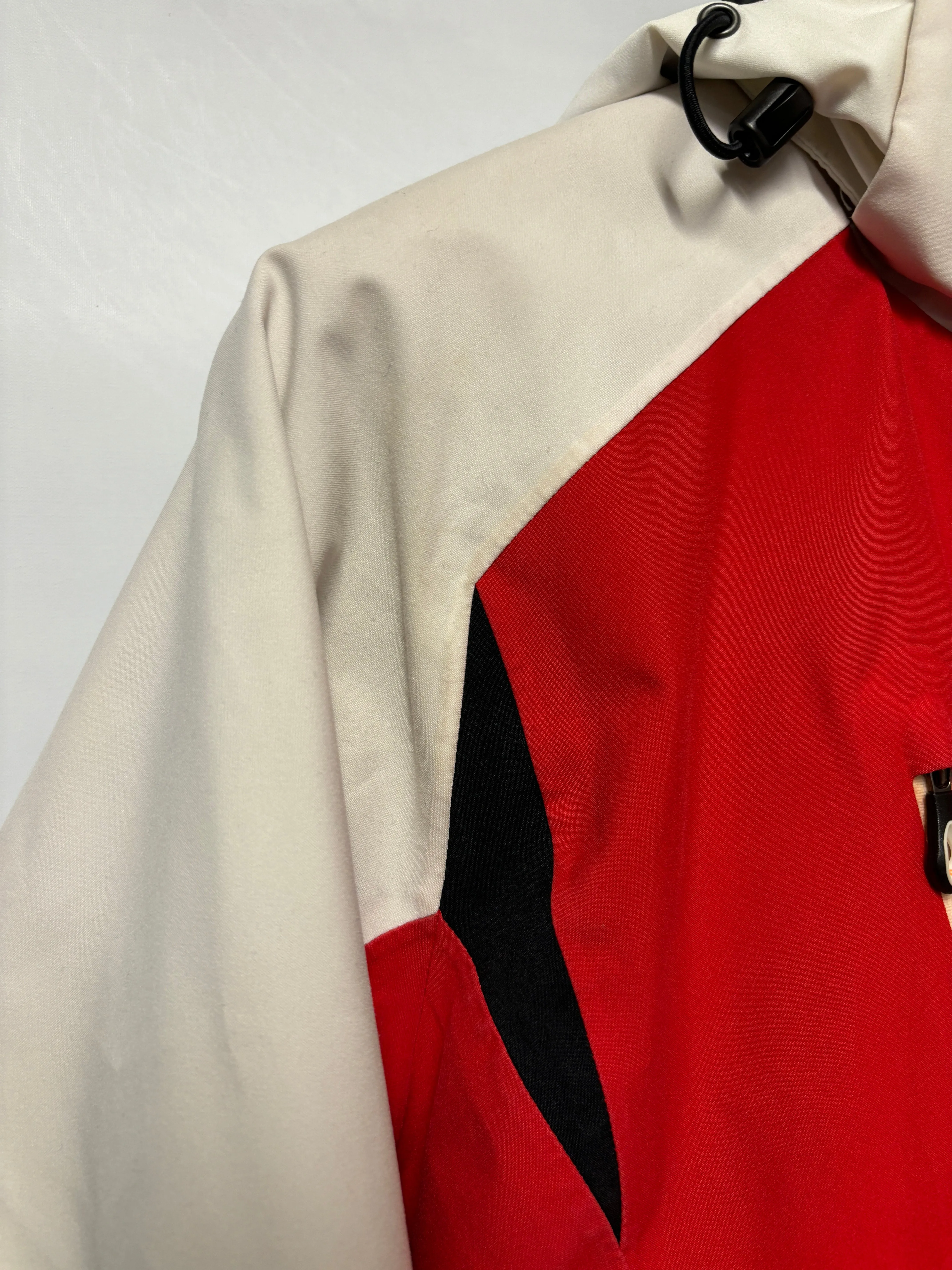 KJUS Red and White Primaloft/ Dermizax EV Ski Jacket 38/ Medium