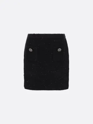 Textured Knit Sequin Dress