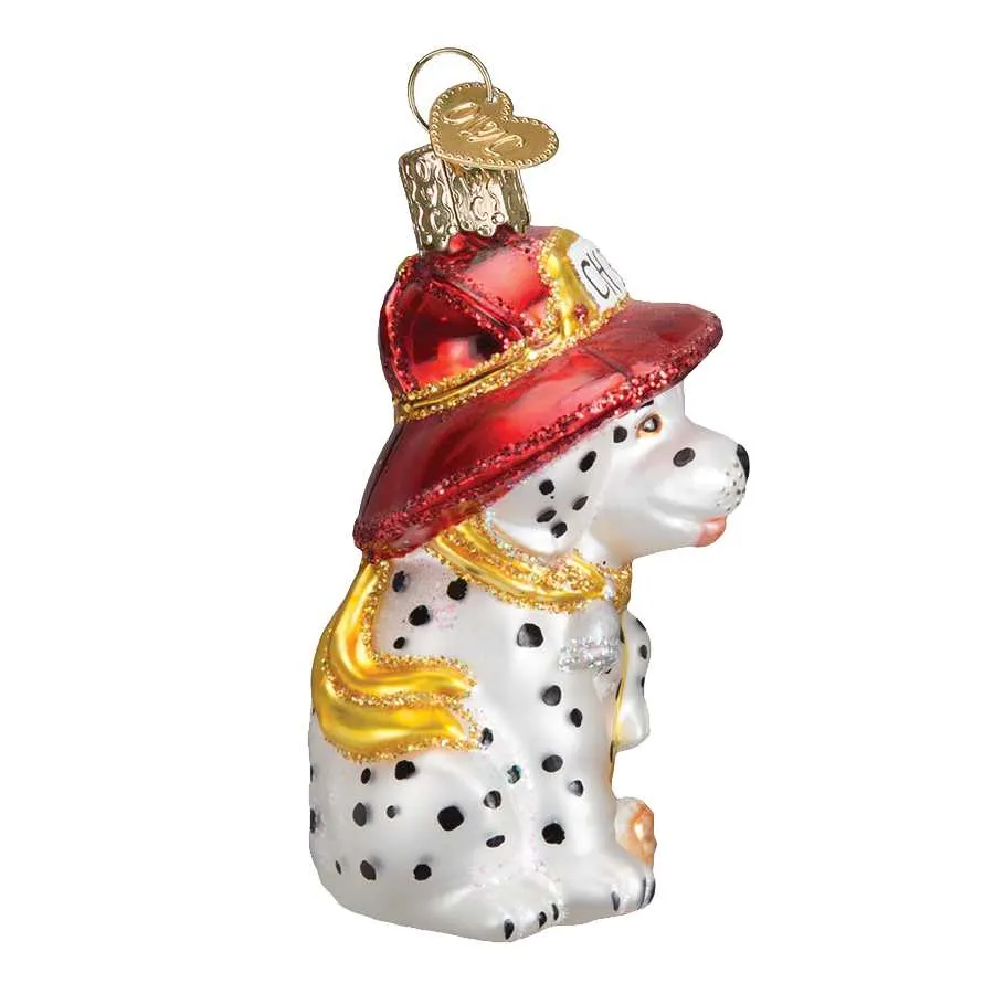 Thin Red Line Ornament, Dalmatian Pup